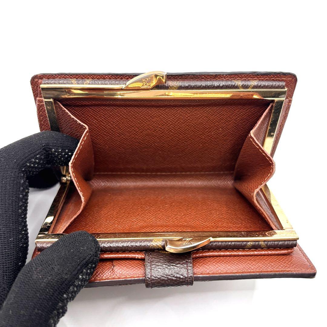 ルイヴィトン モノグラム ポルトフォイユ ヴィエノワ がま口 二つ折り