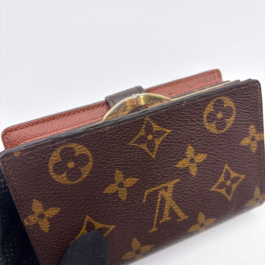 ルイヴィトン モノグラム ポルトフォイユ ヴィエノワ がま口 二つ折り
