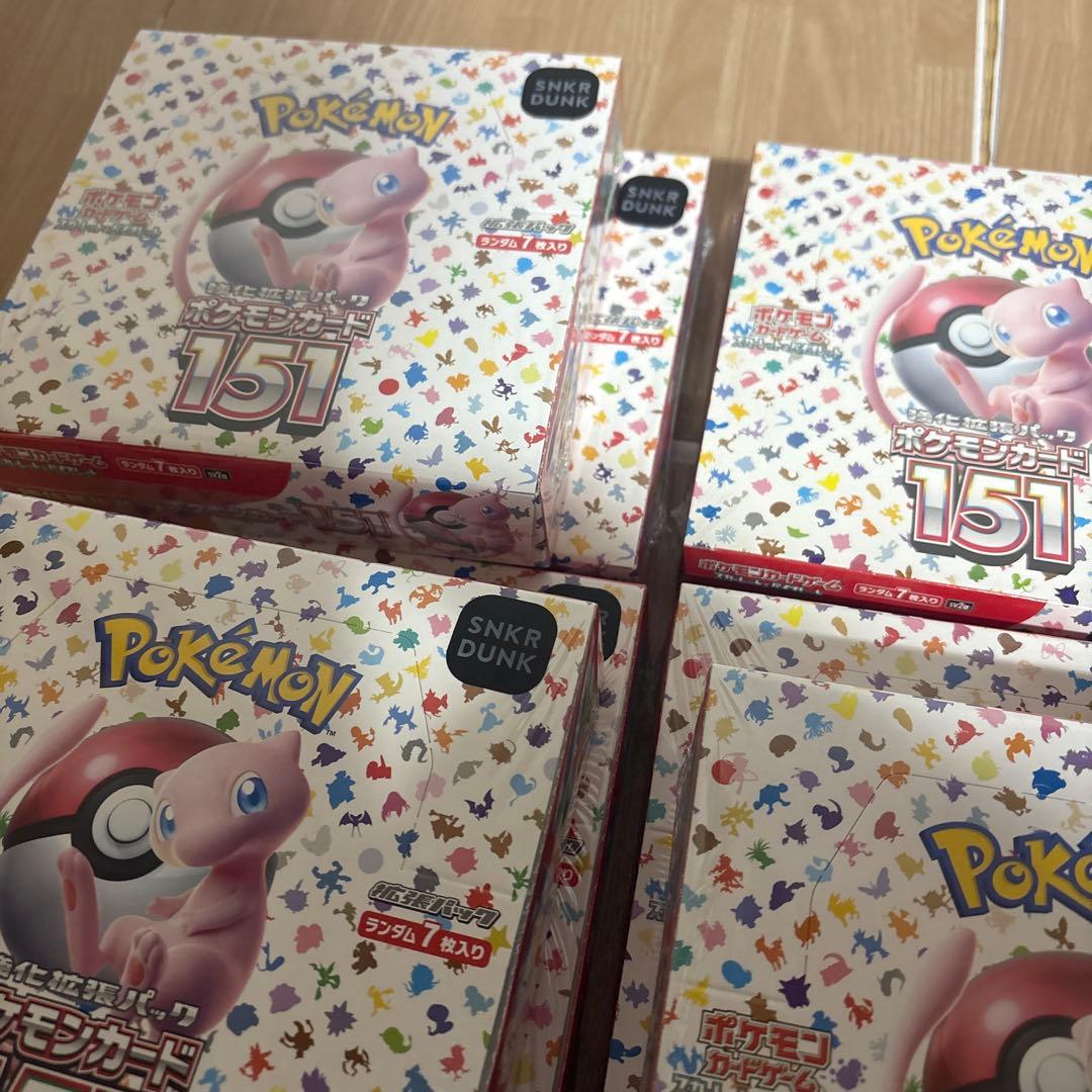ポケモンカード151 シュリンク付き 10ボックス