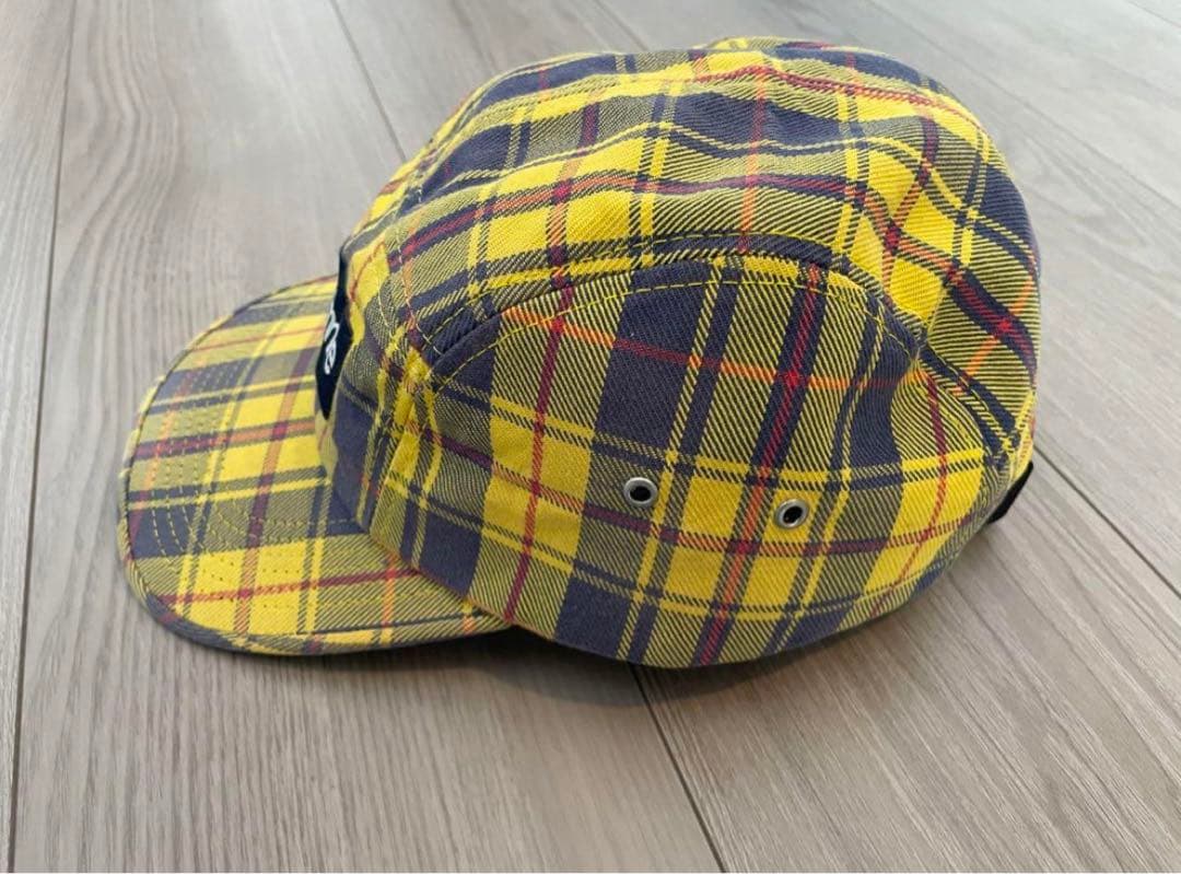 美品 シュプリーム キャップ チェック柄 メンズ supreme キャップ