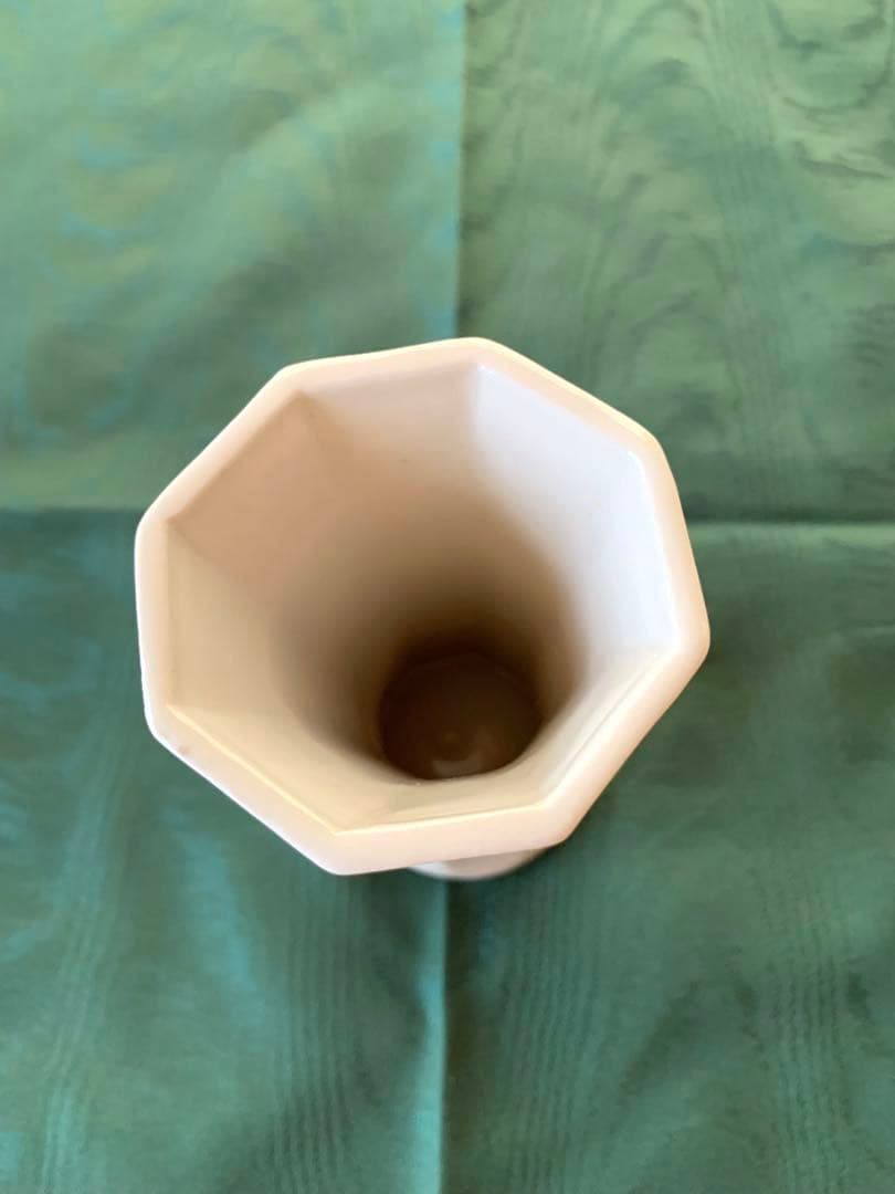 三代目　加藤渓山　黄牙磁　花生け