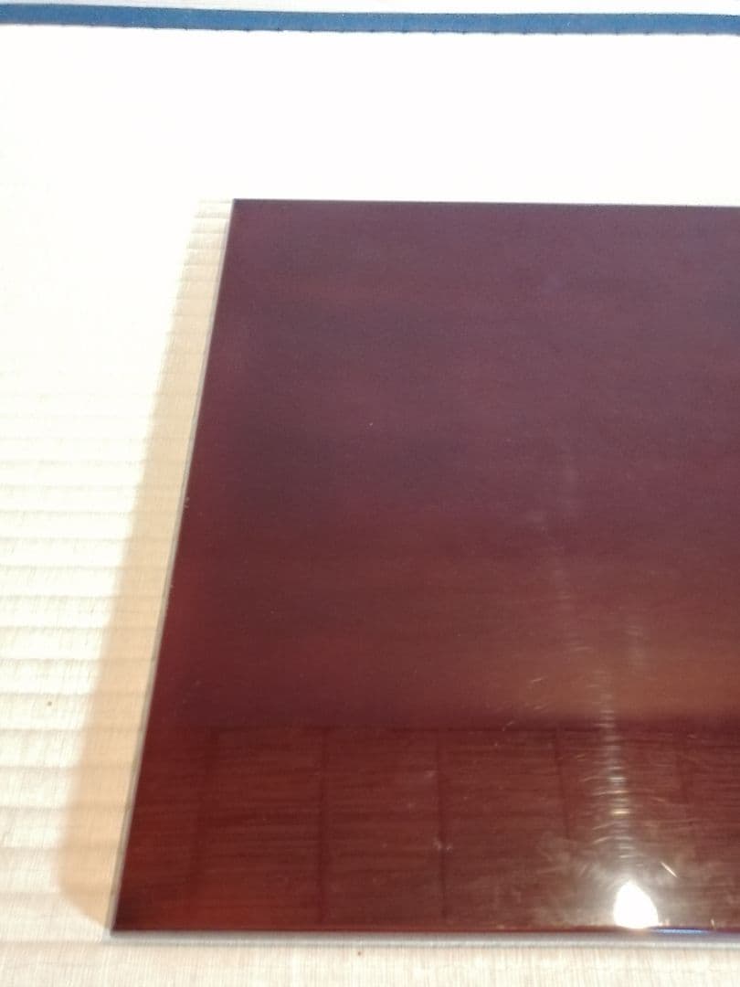 【茶道具】乾老舗造　 溜蝋色塗炉長板　藪内流　長板81