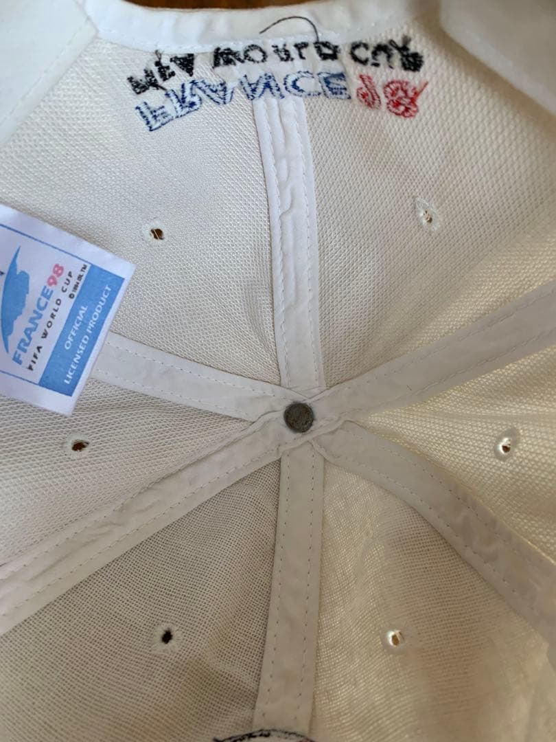 WC´98フランス キャップ 公認商品 青白ツートンカラーキャップは希少