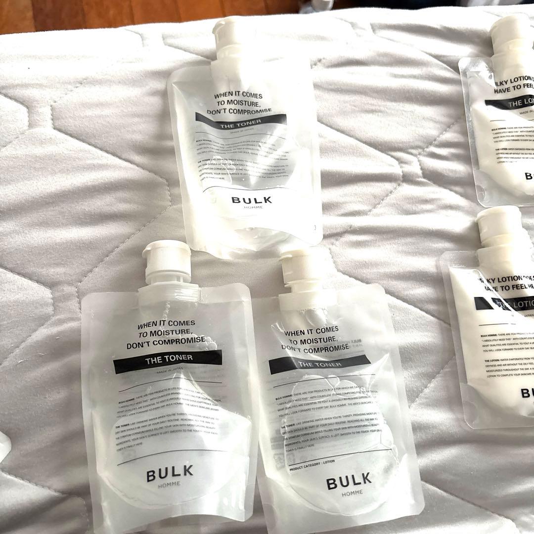 バルクオム　洗顔、化粧水、乳液3点セット３つと洗顔1つ