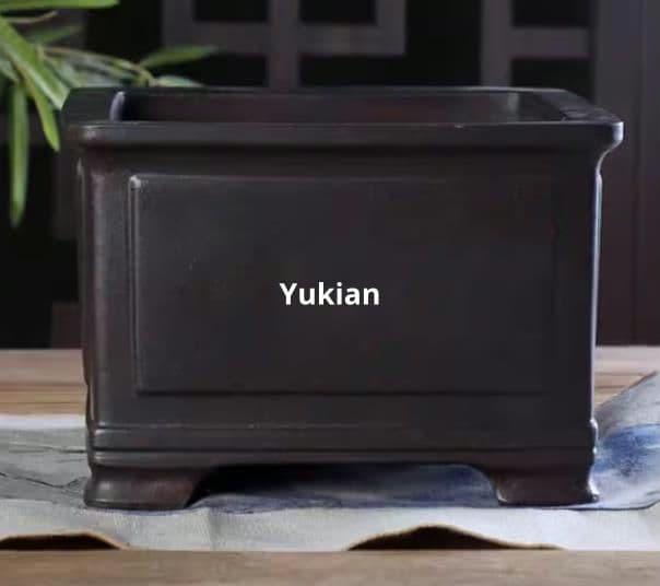 四方鉢 紫砂の鉢 盆栽鉢 植木鉢 小品盆栽鉢 大品盆栽鉢｜