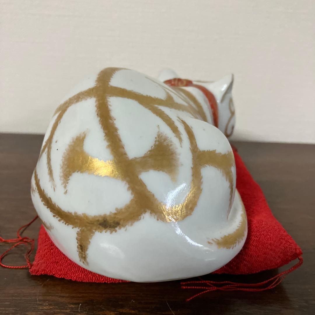 ☆眠り猫 明治後期 九谷焼☆ - メルカリ