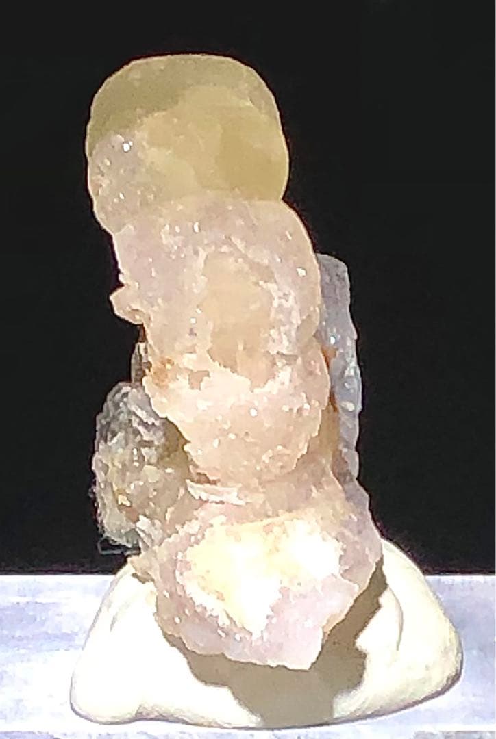 珍奇鉱物】インド フローライト ポンデリングフローライト 母岩付き