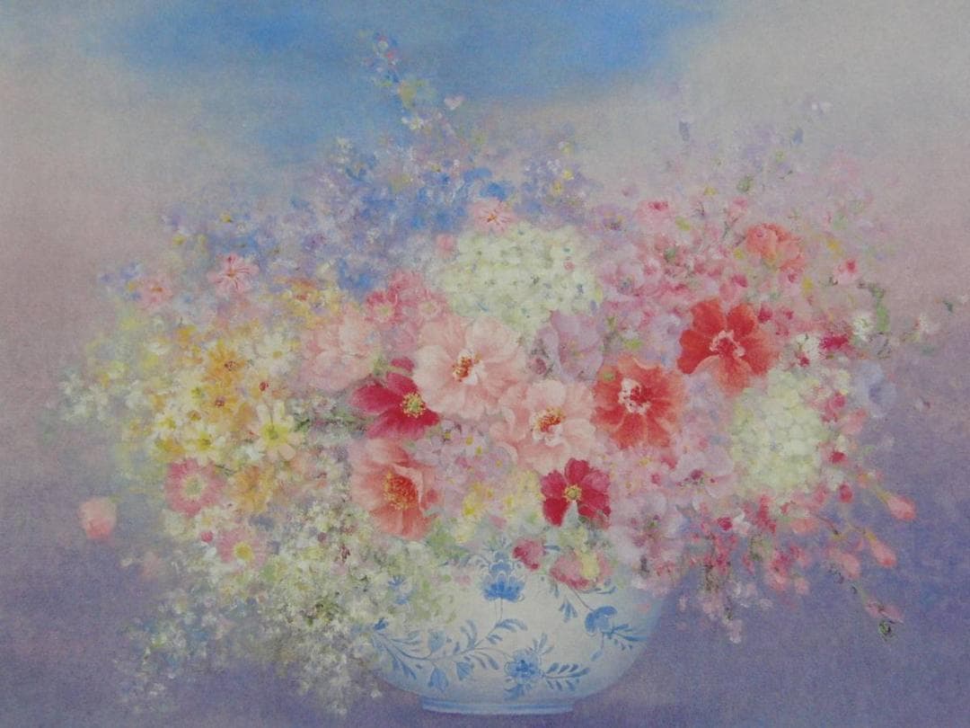 磯部晶子、夢奏、希少な額装用画集より、新品高級額装付、状態良好