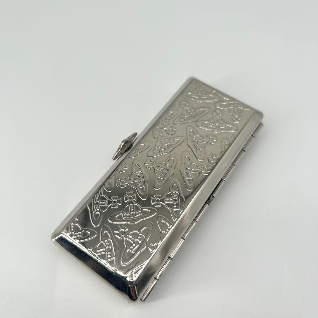 美品✨希少 ヴィヴィアンウエストウッド オーブ総柄 シルバー シガレットケース