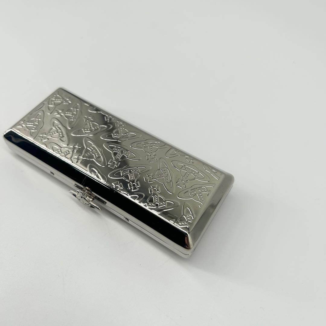 美品✨希少 ヴィヴィアンウエストウッド オーブ総柄 シルバー シガレットケース