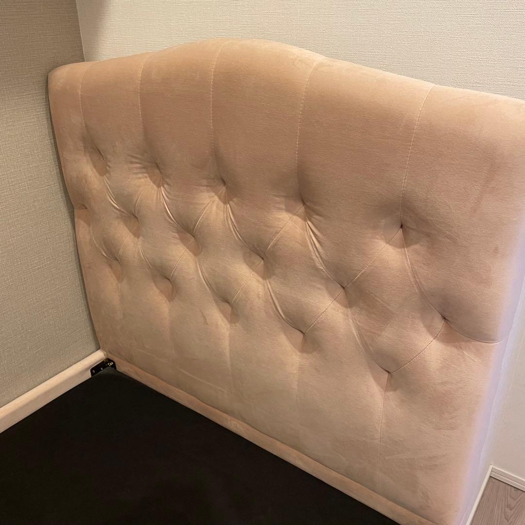 Francfrancフランフラン　ブリッサ ベッド ディンプル　シングル　ピンク