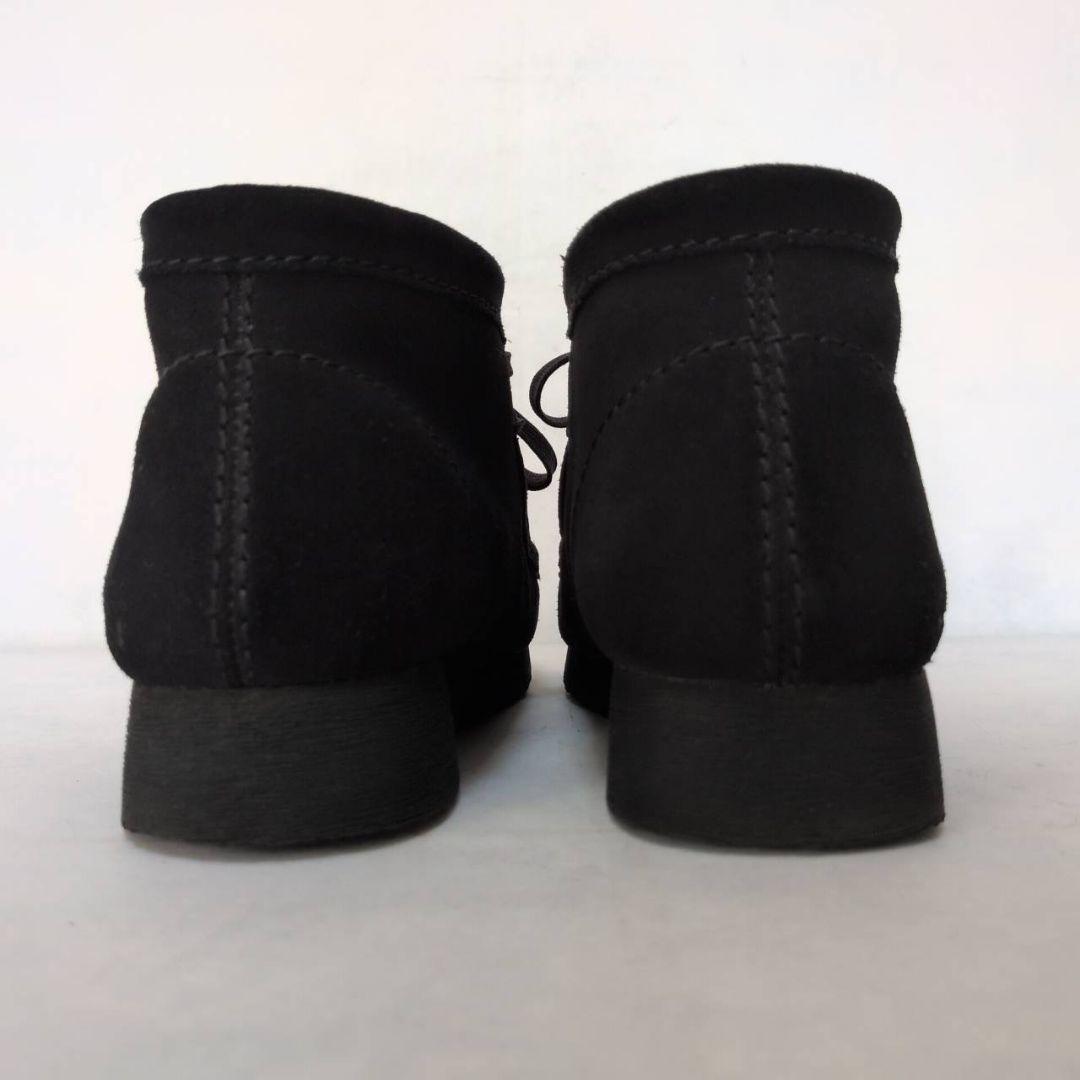 【極美品】Clarks ワラビーブーツ 黒 スエード メンズ 箱付 送料無料
