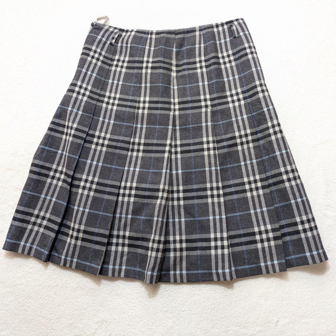 新品 BURBERRY BLUE LABEL ノバチェック ウールスカート M