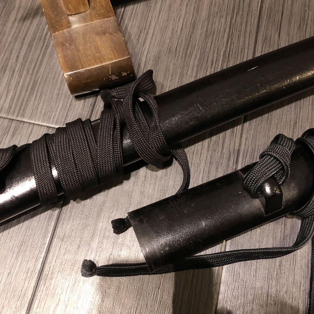 高級模造刀　居合刀　 樋入り刀身　太刀　脇差　大小セット　土佐美術刀剣