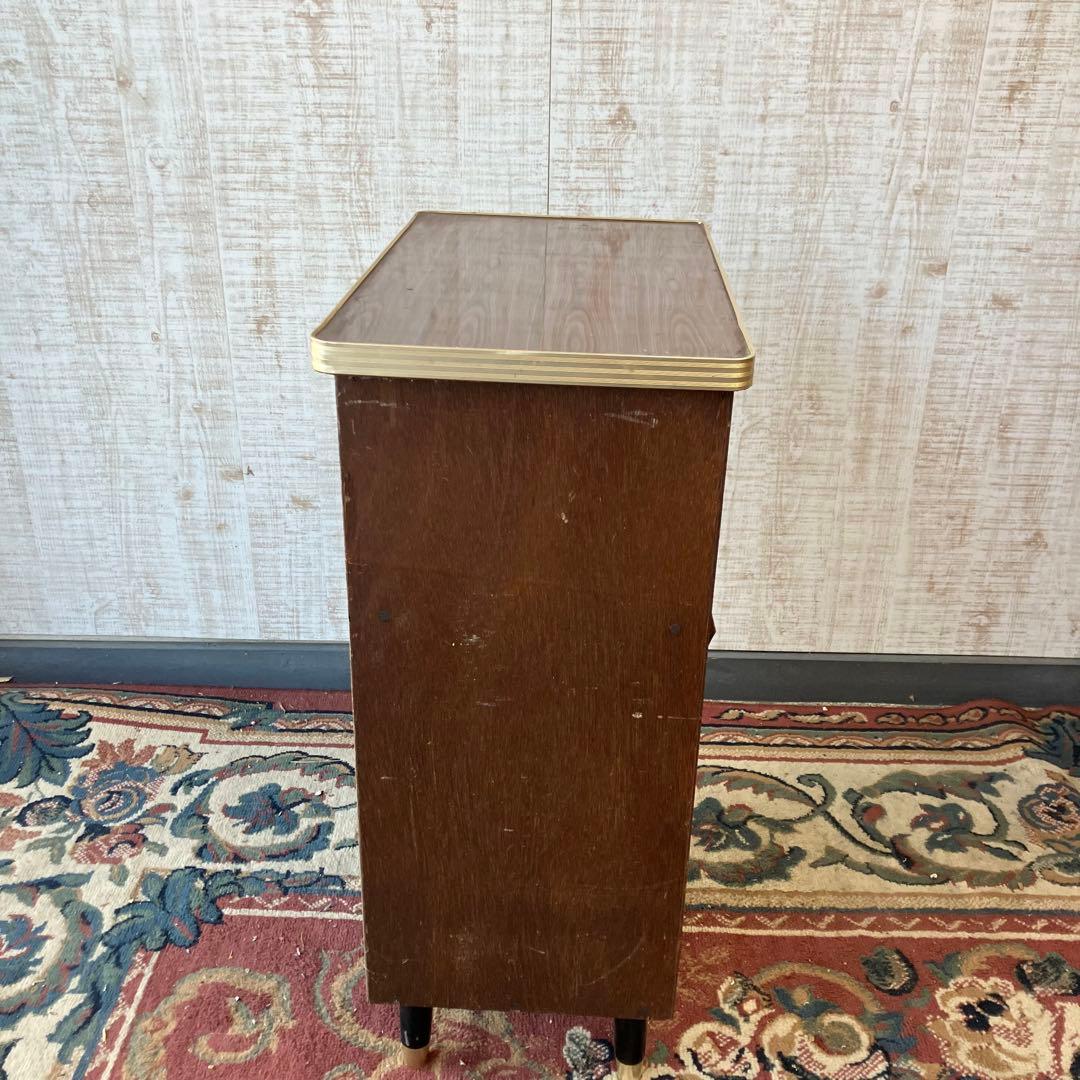 4EK131 マルニ木工 maruni 電話台 キャビネット 飾り棚 オーク材