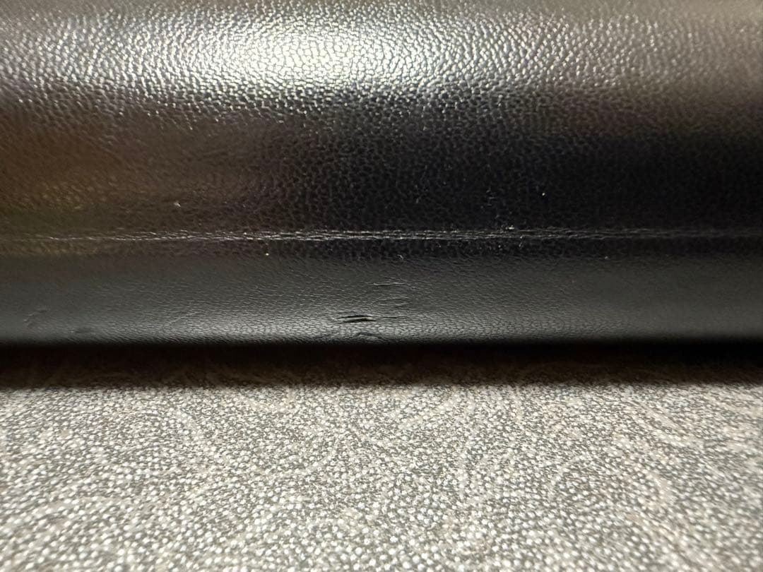 フルートとピッコロ　ダブルケース 黒 革張り