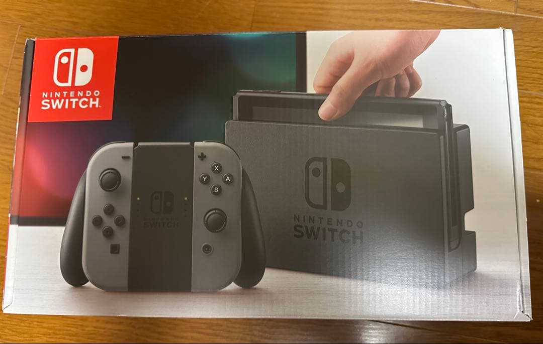 Nintendo Switch 本体 グレー（訳あり）+SDカード（32GB）