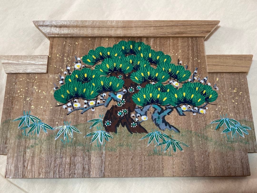 高橋神泉　奈良一刀彫　１５人揃い　段飾り　ひな祭り　川口神泉　雛段