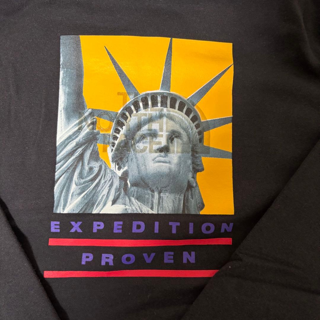 supreme × the north face フーディスウェット　ブラック