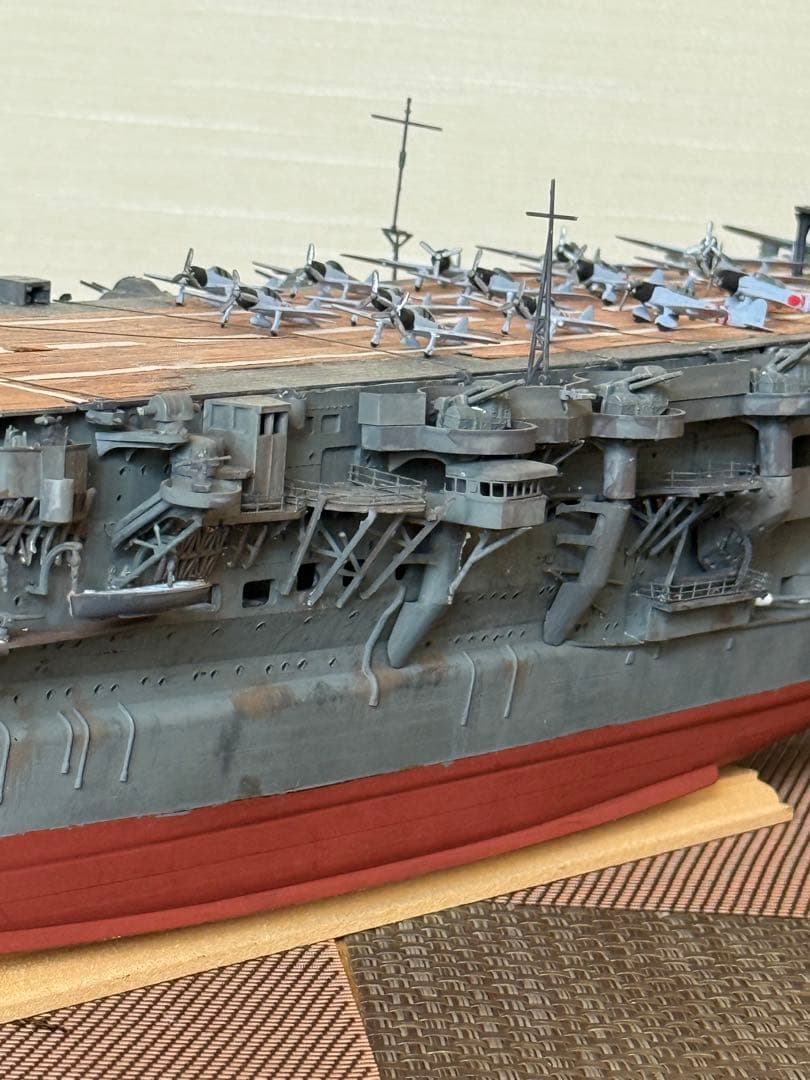 旧 日本海軍 航空母艦 加賀 1/350スケール完成品
