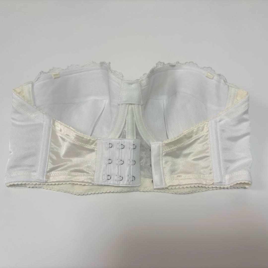 極美品 セモアブライダルインナー ホワイト ウェディングドレス 結婚式 収納袋付