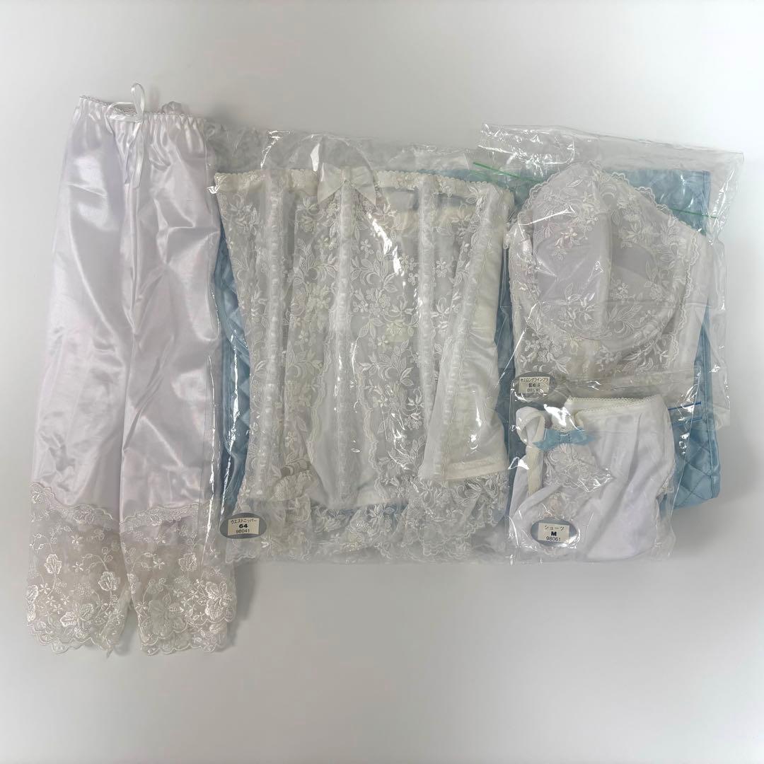 極美品 セモアブライダルインナー ホワイト ウェディングドレス 結婚式 収納袋付