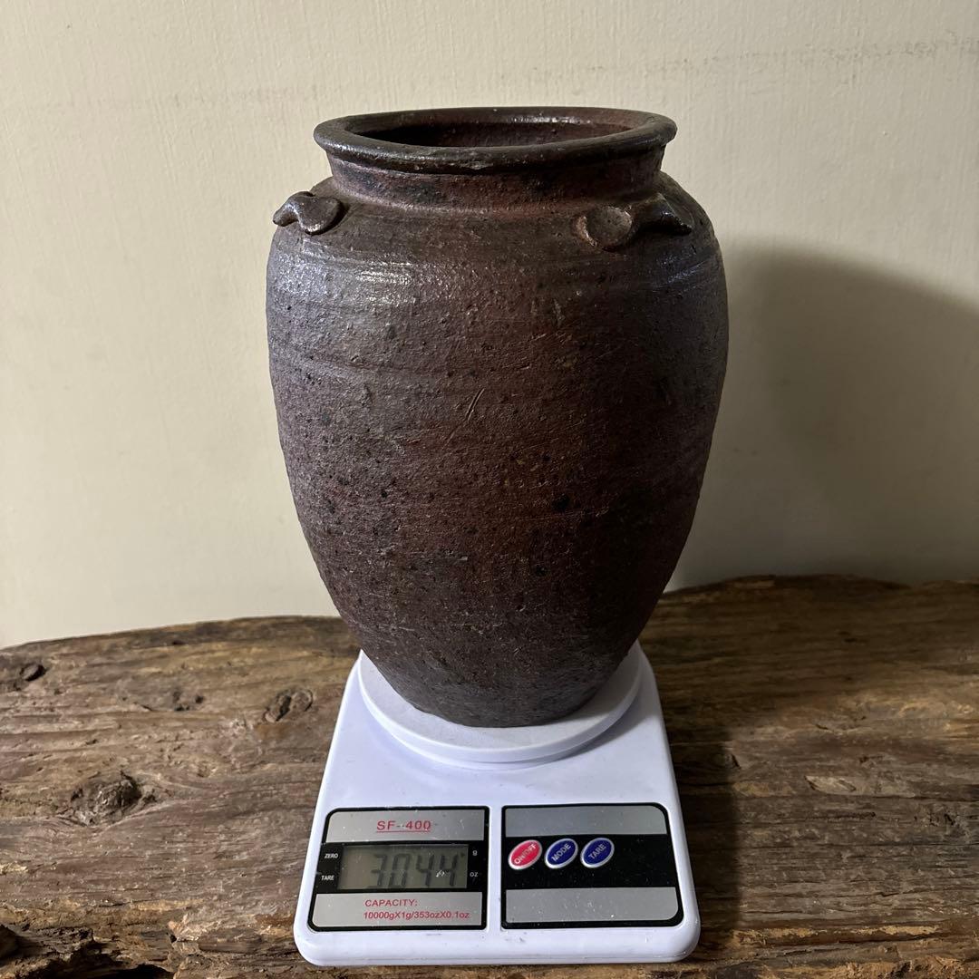 古備前種壺 三耳壺 室町時代〜 骨董 アンティーク 検:秦秀雄 白洲正子