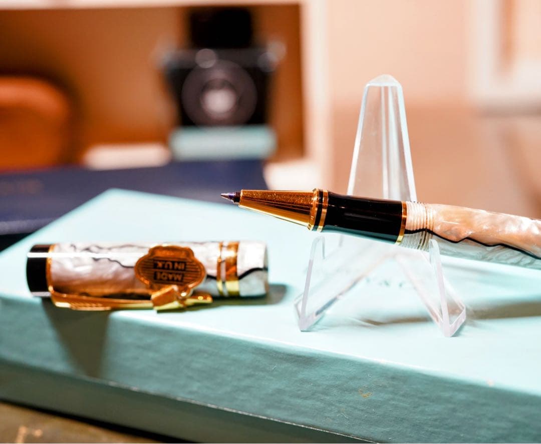 パーカー デュオフォールド ボールペン ティファニー 希少 ローラーボール