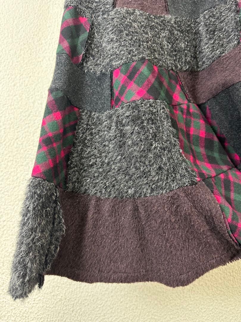 Comme des Garçons Crazy Check Skirt