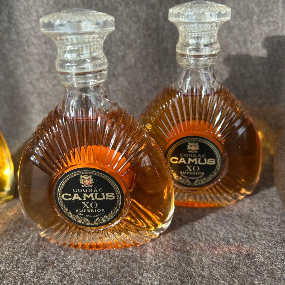 ミニボトル CAMUS XO 2本、サントリー VSOP 、泡盛 十年の一滴 - メルカリ
