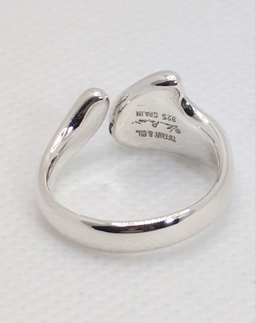 ティファニーフルハートリング　鑑定済　未使用に近い　Tiffany １０号