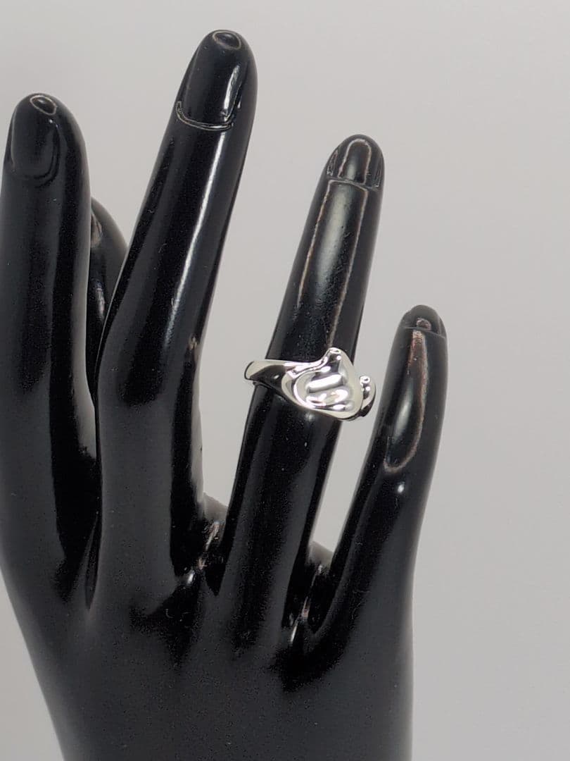 ティファニーフルハートリング　鑑定済　未使用に近い　Tiffany １０号