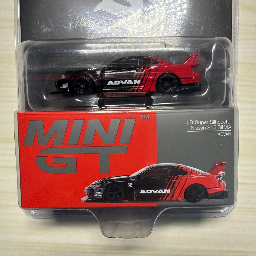 MINI GT 日産シルビア(S15) LBスーパシルエット 限定版
