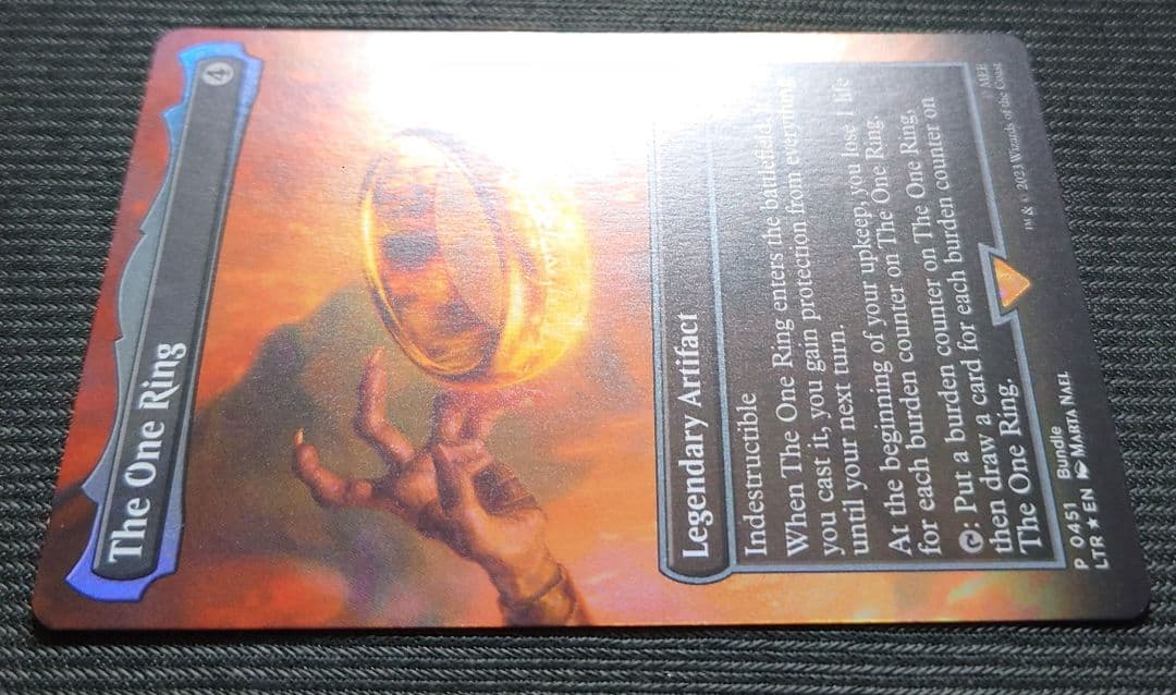 mtg 稀少個体 FOIL 1つの指輪 英語版 ボーダーレス ltr - メルカリ
