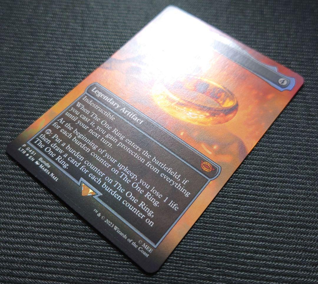 mtg 稀少個体 FOIL 1つの指輪 英語版 ボーダーレス ltr - メルカリ
