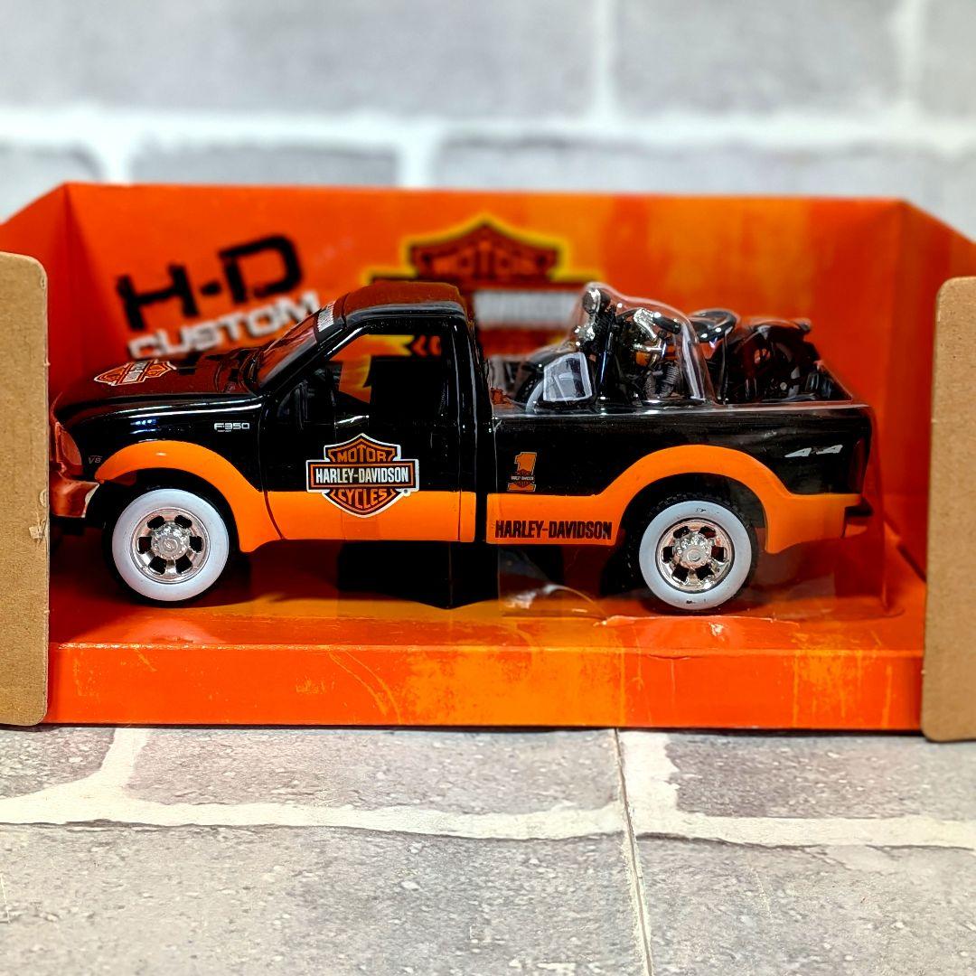フォード Ｆ－350ピックアップ ハーレーカラー 1/27 ミニカー マイスト