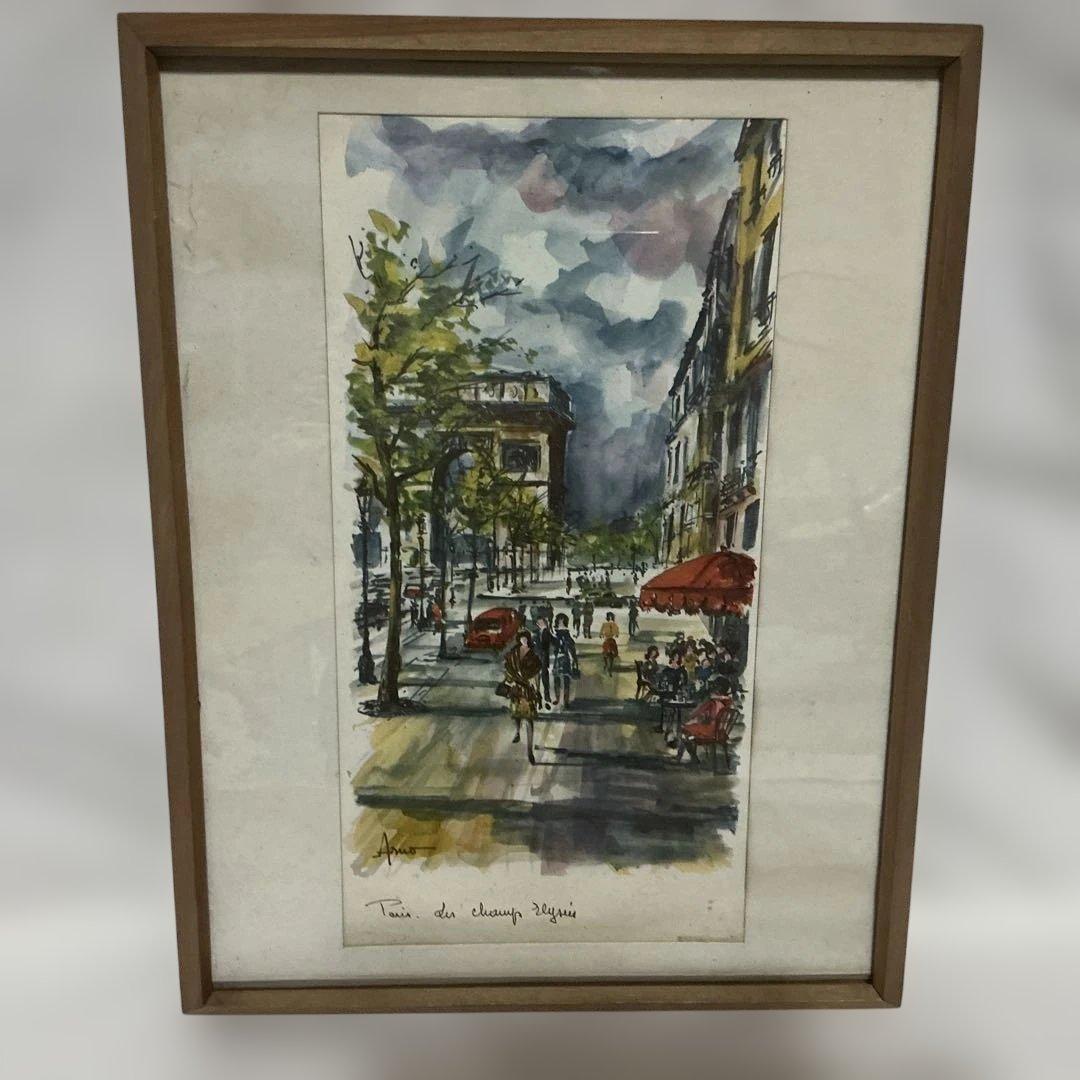 takeさん専用　ガントナー　Paris 《パリのシャンゼリゼ通り》　（2点）