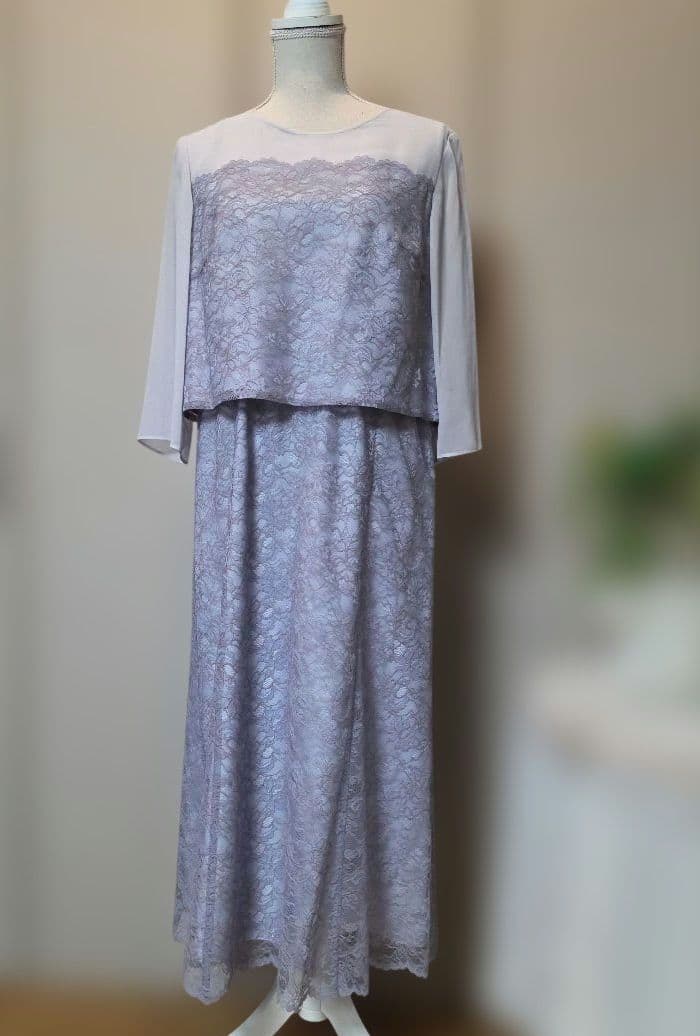 まるばのき ❗東京ソワール レースワンピース&ジャケットセット15号