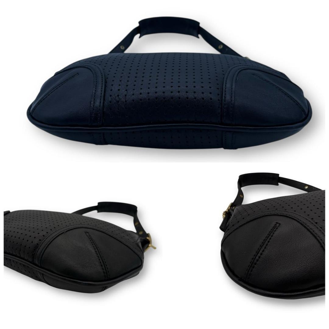 バッグ Old Coach Leather Half Moon Hobo bag