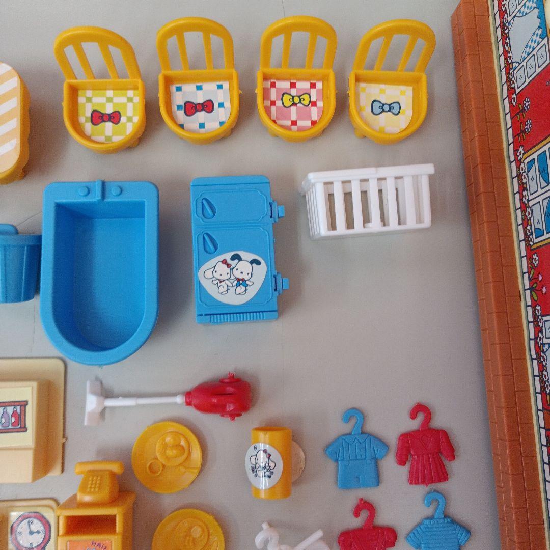 不足品なし】サンリオ トッピーとクッピーの時計のおうち レトロ