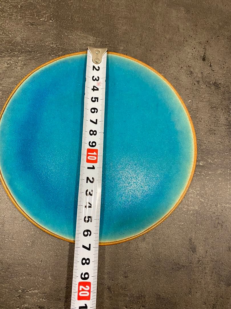 大嶺工房 やちむん ペルシャブルー 平皿17cm 2枚セット 大嶺工房