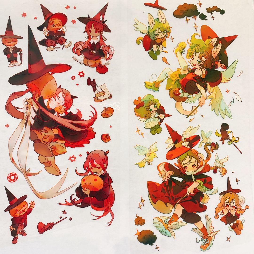 海外マスキングテープ巻売り 魔女小甜心 人物マステ petテープ - メルカリ