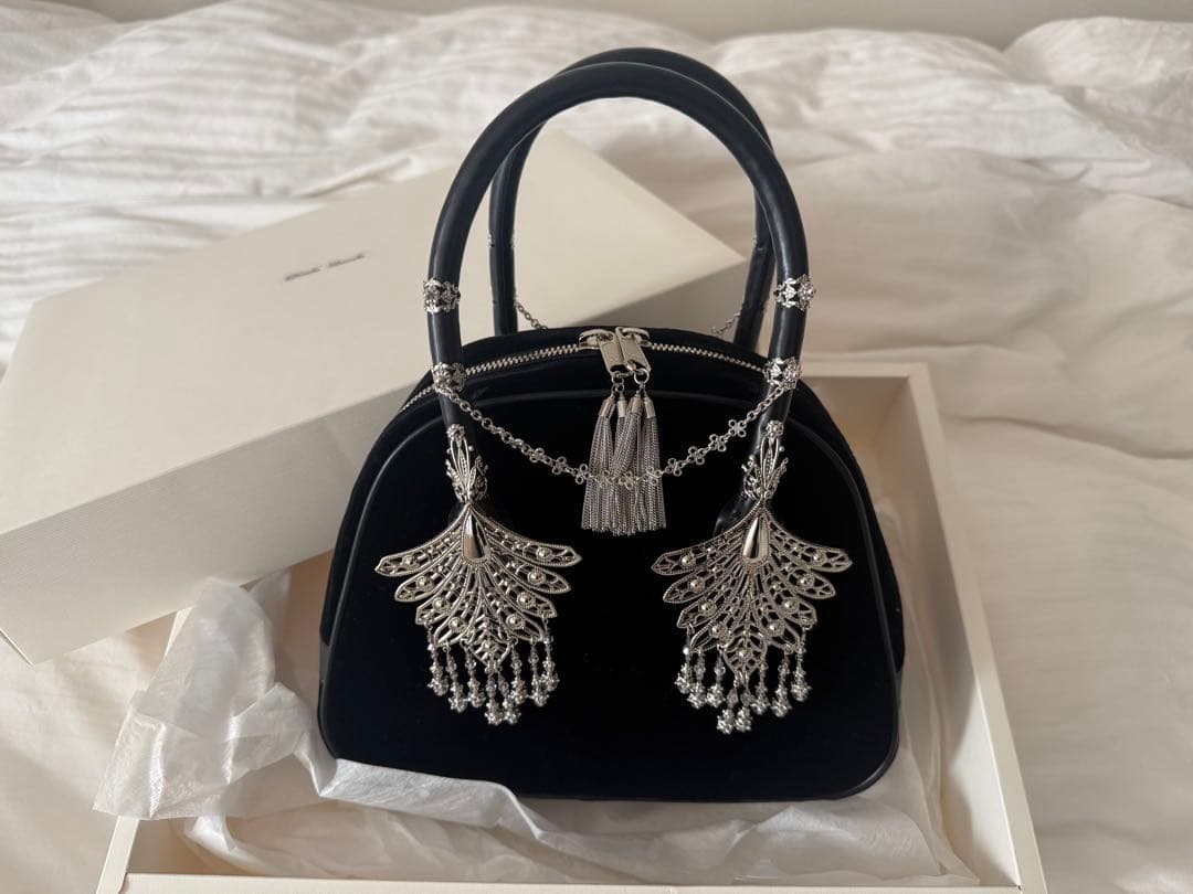 バッグ Tanaka Daisuke wing bijou hand bag