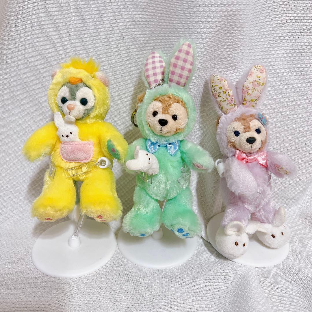 香港ディズニー ぬいぐるみ ダッフィー シェリーメイ ステラルー クッキー