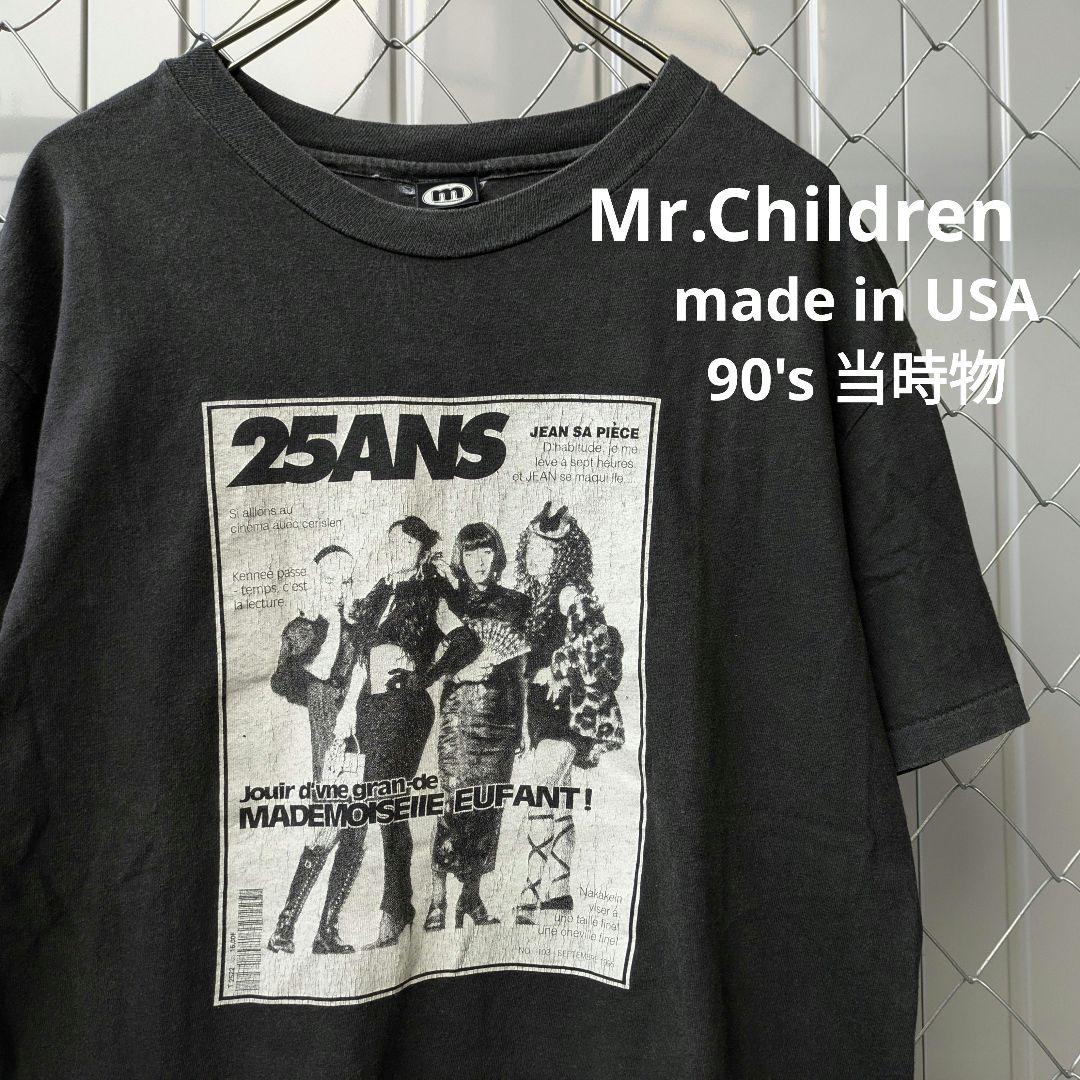 USA製 90s 非売品 Mr.Children ミスチル女装 ツアーTシャツ - メルカリ