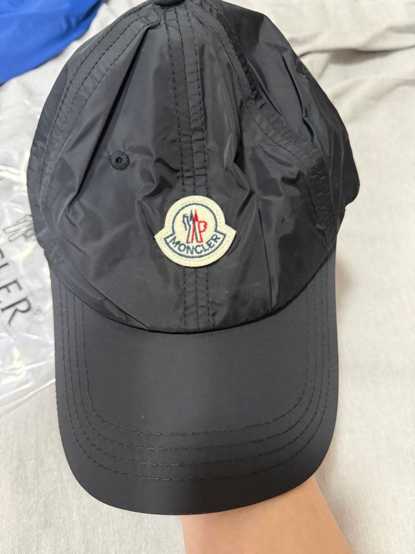 新品未使用美品※モンクレール ブラック ベースボールキャップ - メルカリ