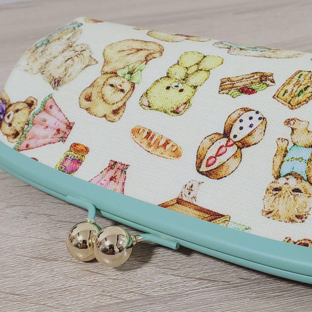 ハンドメイド 19cmがま口長財布 yukiemon アニバーサリー