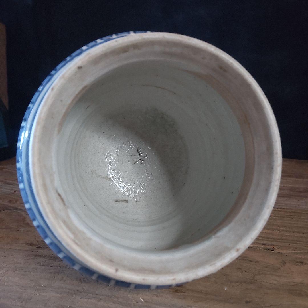 小壺藍九谷江戸時代1660〜70頃