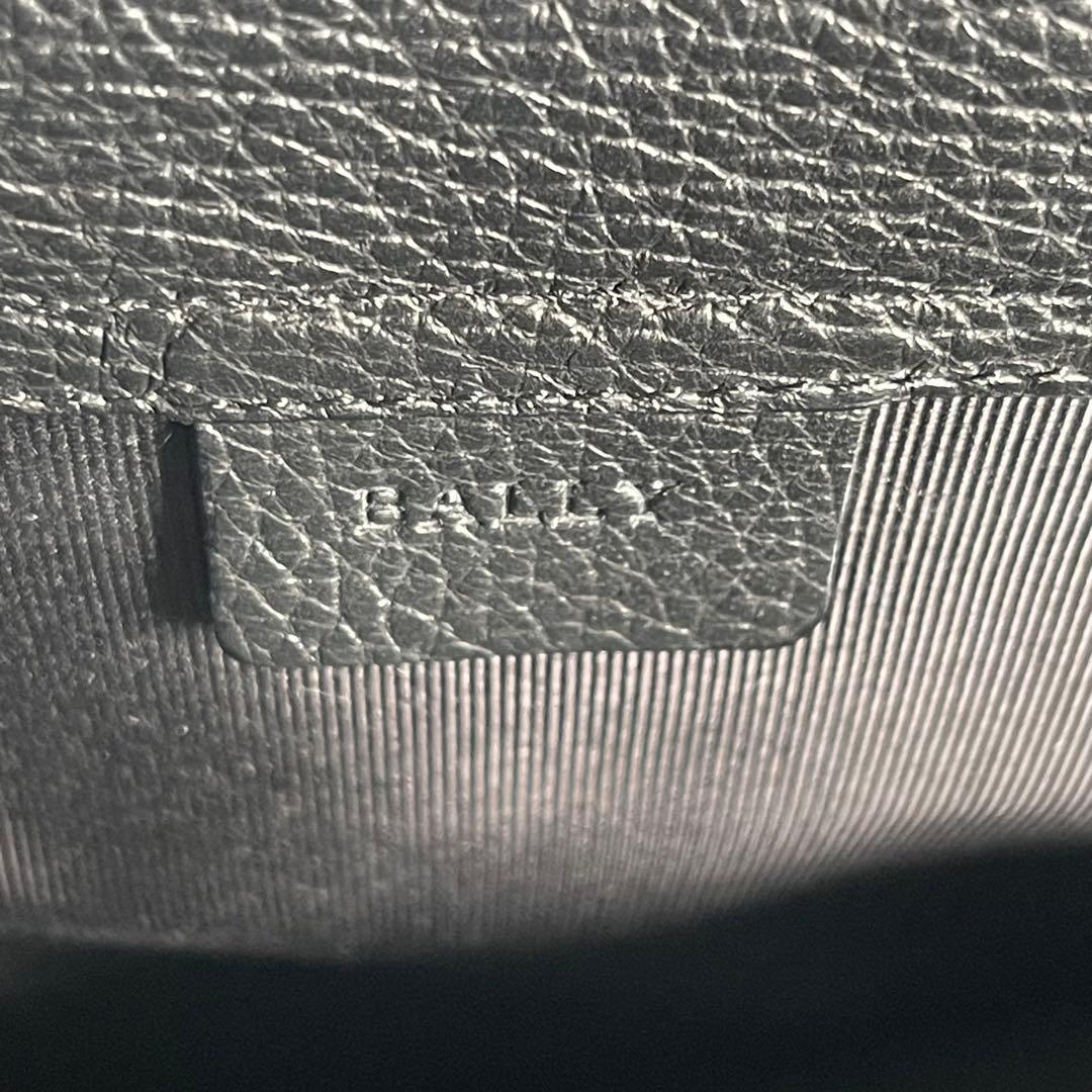 【超美品✨】BALLYバリーメンズビジネスバッグトートレザーBロゴ黒船型A4◯