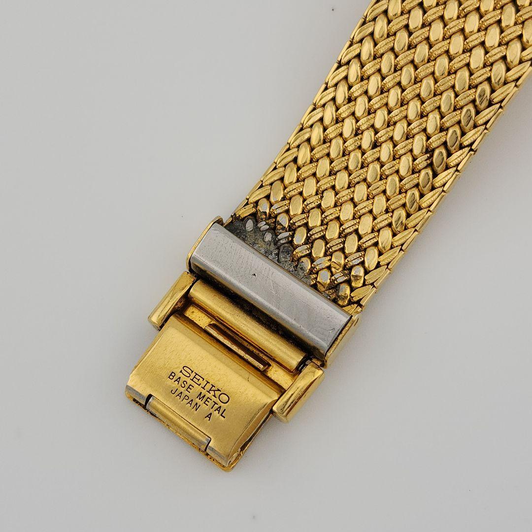 【稼働 新品電池】セイコー ドルチェ 8N40-5040 ゴールド文字盤